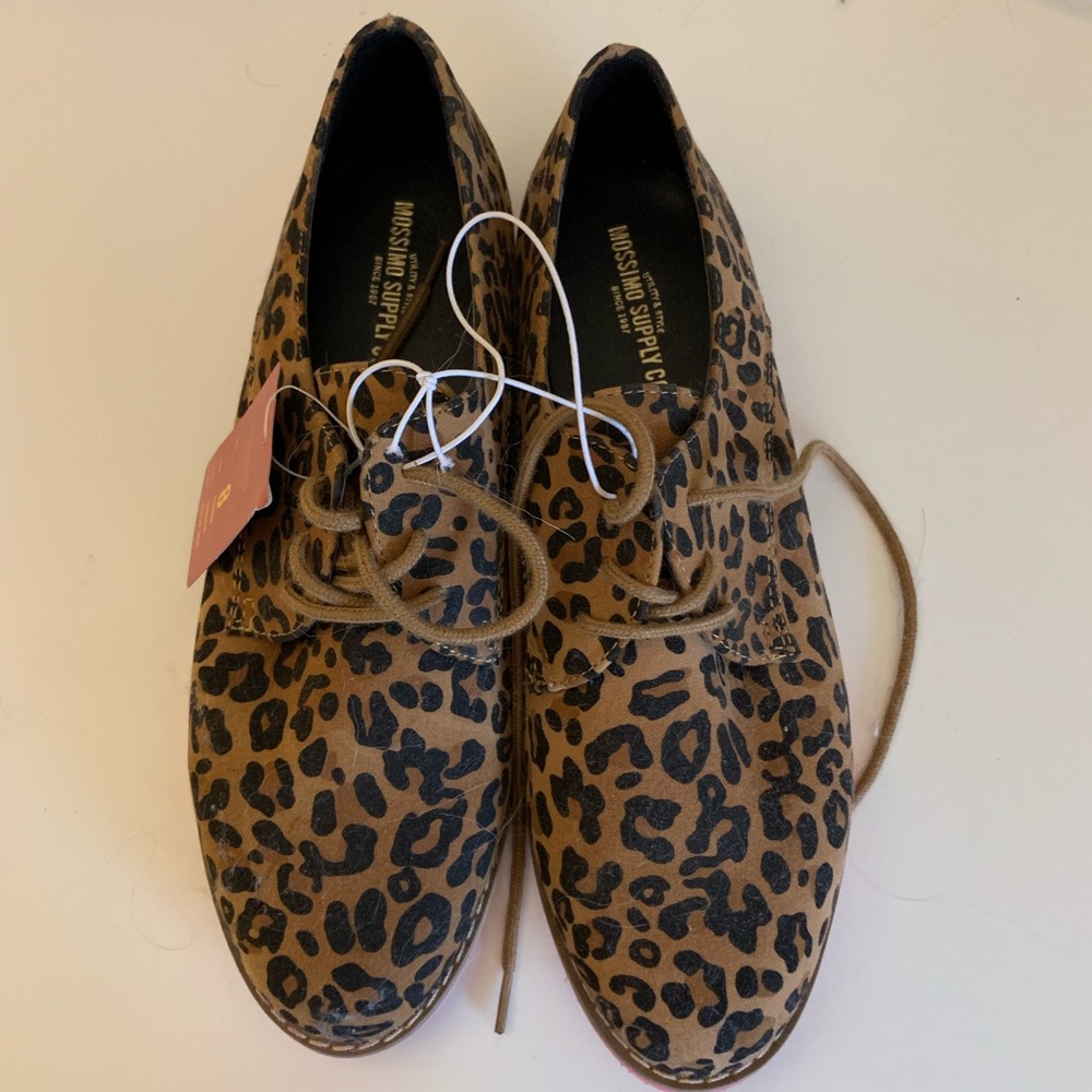 Leopard Print Oxfords